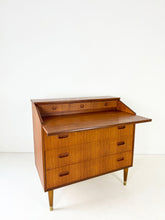 Load image into Gallery viewer, Scandinavische Teak Secretaire
