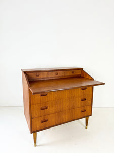 Scandinavische Teak Secretaire