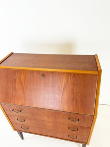 Zweedse Teak Secretaire