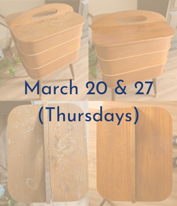 Furniture restoration workshop - March 20 & 27 (Thursdays)