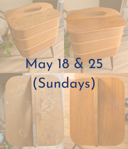 Furniture restoration workshop - May 18 & 25 (Sundays)